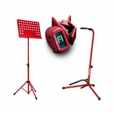 ZOUNDHOUSE Beginner Bundle 47: Orchestra Stand + Guitar Stand + Clip-On Tuner