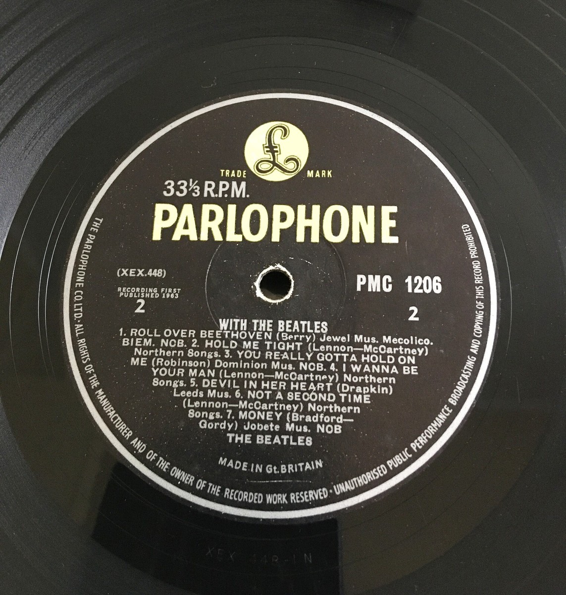 The Beatles With the Beatles Album Mono LP Parlophone 1st Pressing