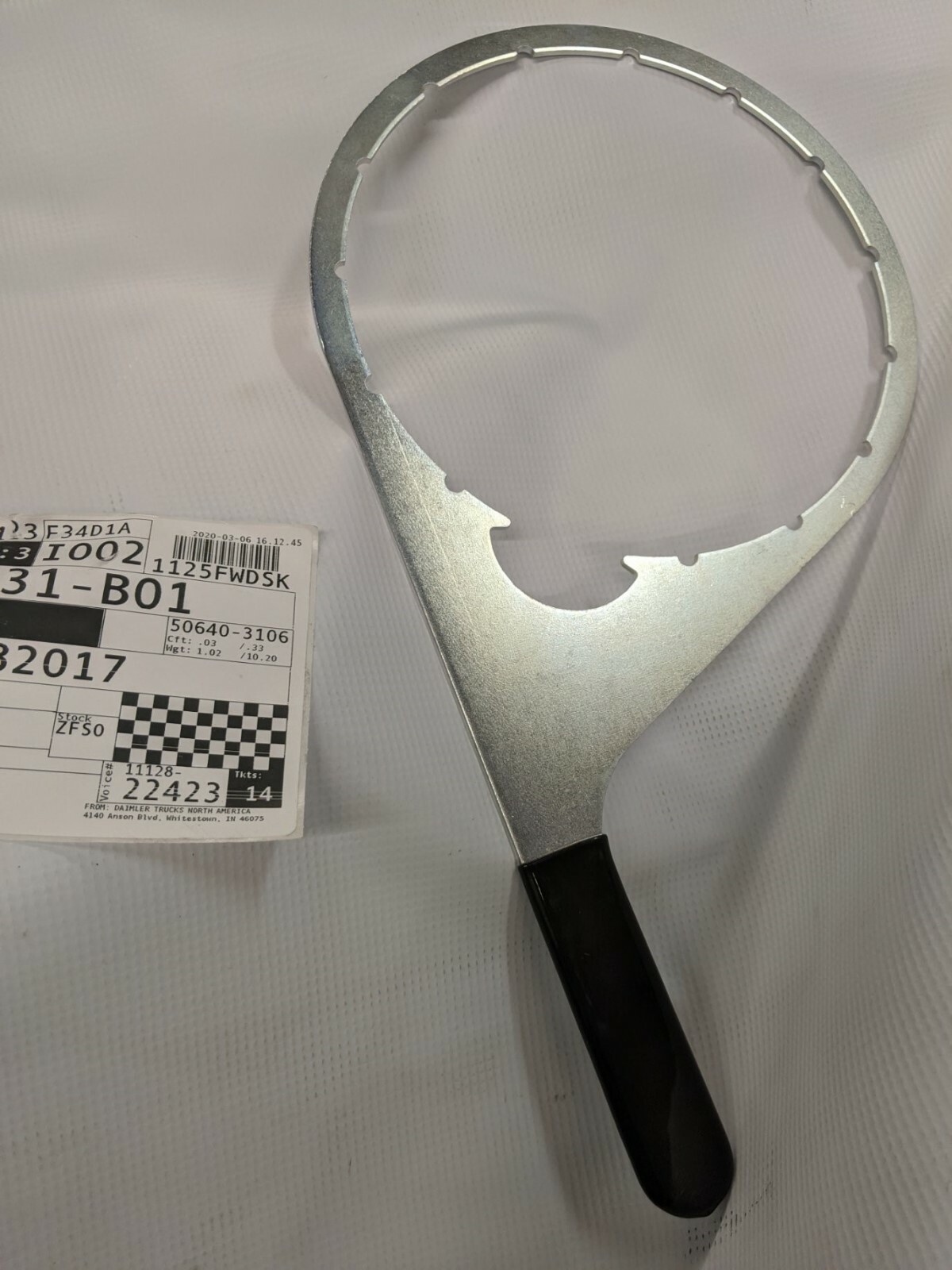 Buy Fuel Filter Collar/ Vent Cap Wrench, Metal, For 482 483 782 OEM 8