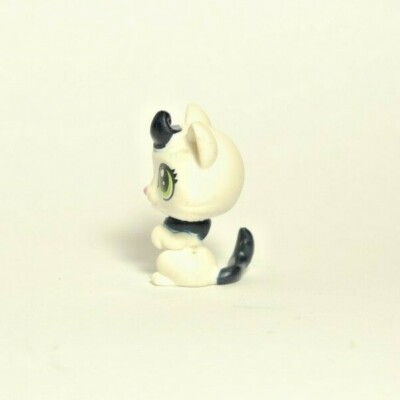 Littlest Pet Shop LPS # 321 Glossy Corazon Felinsky Cat Black -2
