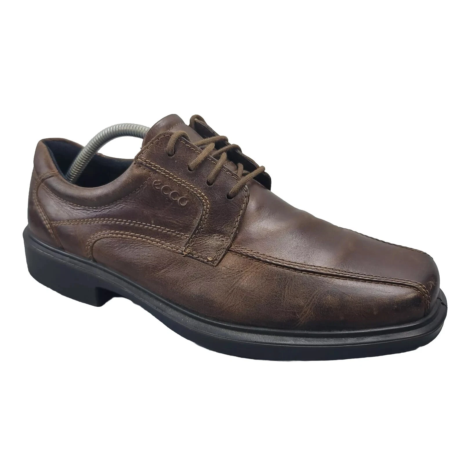 Scarpe Oxford Ecco uomo taglia 9 9 5 pelle marrone eleganti stringate casual taglia 43 euro