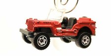 1948 Willys for Jeep Christmas Ornament 1:64 Red