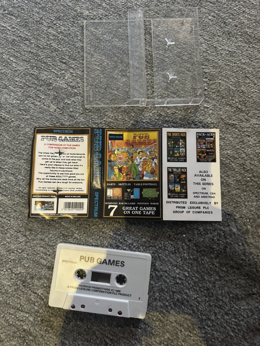 TheClub(7.16迄) Zx Spectrum Pub Games 7 Games 48k 128k +2 | eBay UK