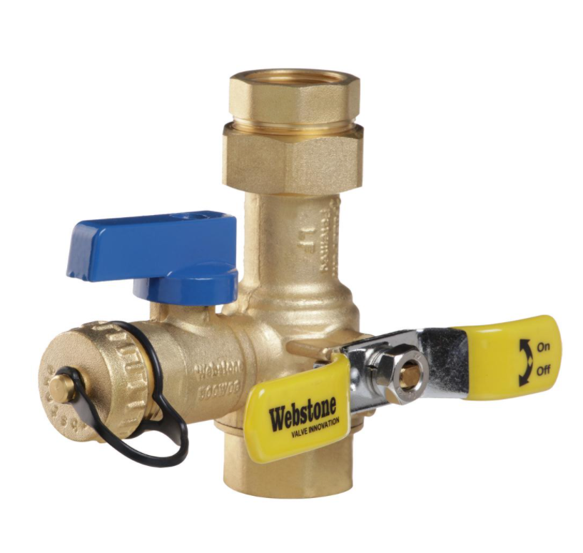 Image 11 - WebstoneTankless Water Heater Service Valve Kit (1-Pk)