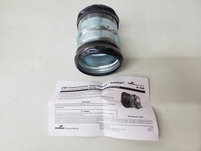 UNUSED - Cooper Coruse-Hinds 3'' EMT Conduit Compression Coupling Raintight Wet