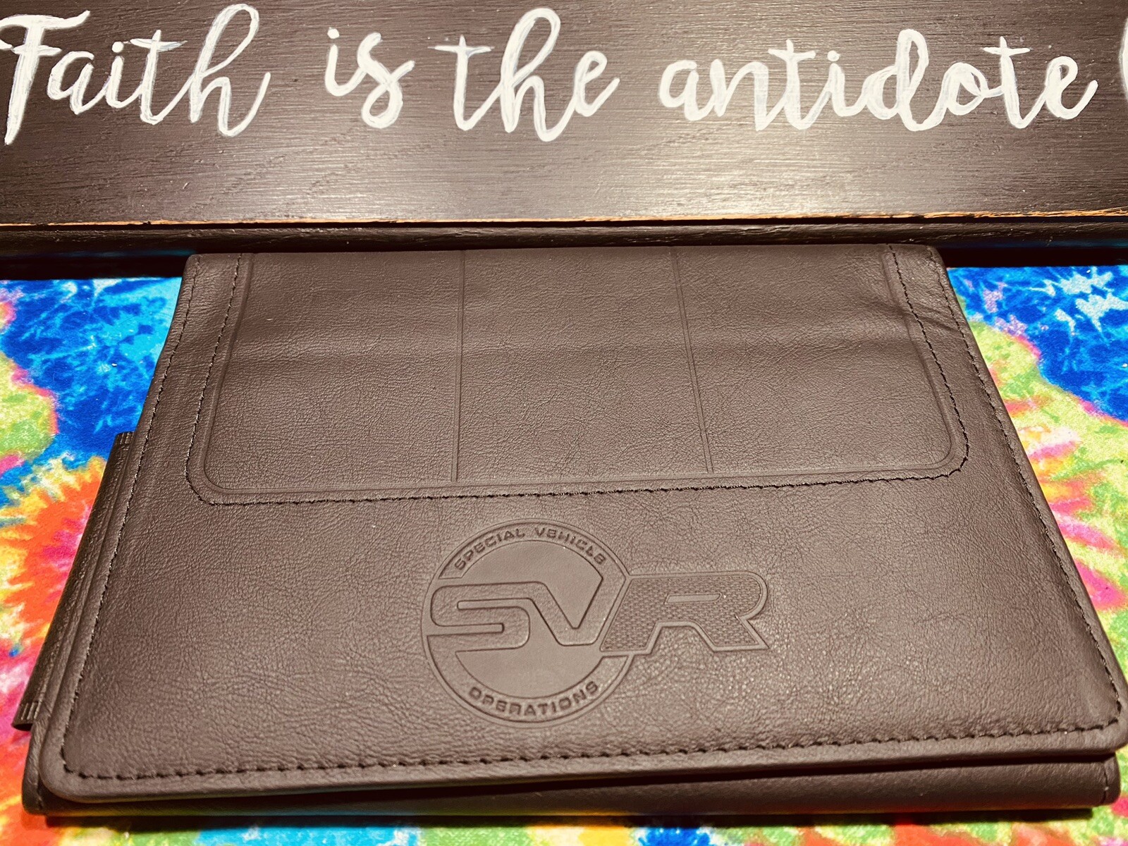 ⭕️ RANGE ROVER SV SVR JAGUAR SVR OWNERS MANUAL CASE POUCH FOLDER WALLET HOLDER