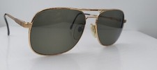 Vintage Luxottica Carlos Gold Pilot Metal Sunglasses Italy FRAMES ONLY