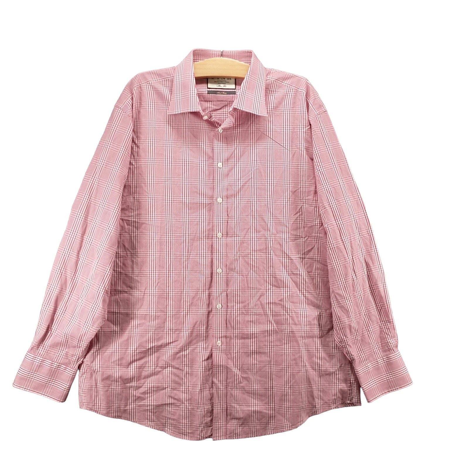 Camisas sociais masculinas listradas rosa Thomas