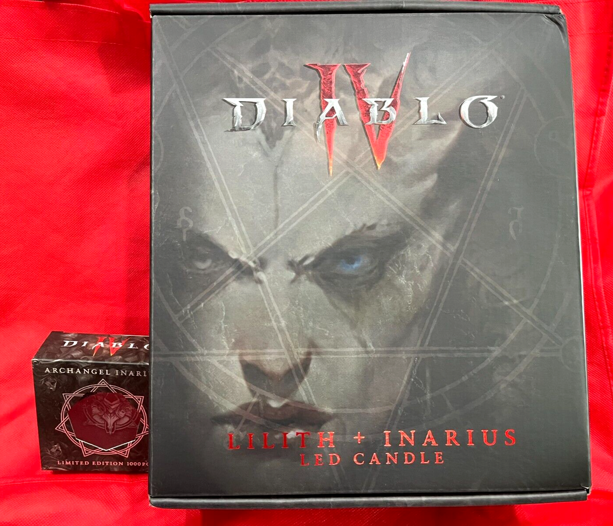 ライトの遺言 限定版 SDCC 2023 Diablo 4 Lilith & Inarius LED CANDLE & Creation