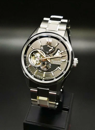  Orient Star Modern Skeleton RE-AV0004N00B ساعة يد يابانية الصنع للرجال 