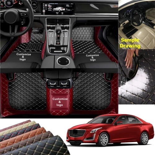 For Acura Car Mats ILX MDX NSX RDX RL TL TLX TSX ZDX Custom Carpets Waterproof - Imagen 8 de 41