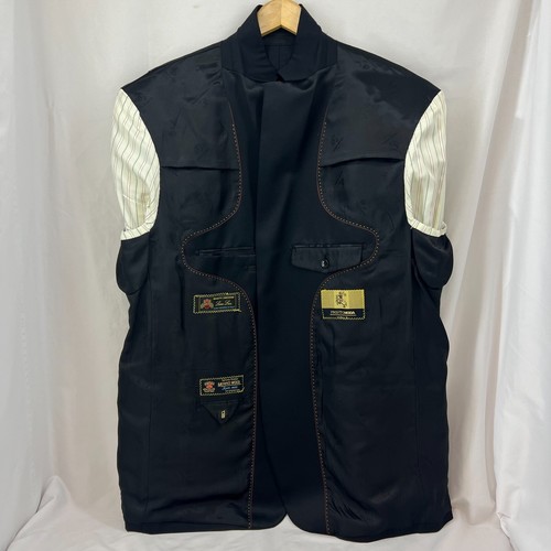 Pronto Moda Mens 48L Super 140s Merino Wool Performa Stretch Suit Jacket Tux - Picture 6 of 20