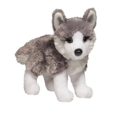 Douglas Toys Nikita Husky Plush Stuffed Animal Toy, 8"