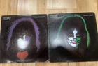 1970s Kiss -LP, Lot Of 2 Paul Stanley, Peter Criss Vintage Heavily Used As Is