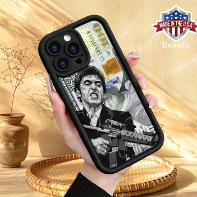 Creative Scar Face Painted Pattern Case for Iphone 16 15 14 Pro Max 