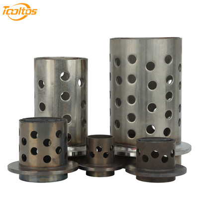 Tooltos Stainless Steel Vacuum Casting Flask Perforated Flanged Design