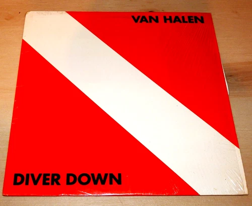 VAN HALEN: DIVER DOWN LP Warner BSK 3677 1982 in SHRINK