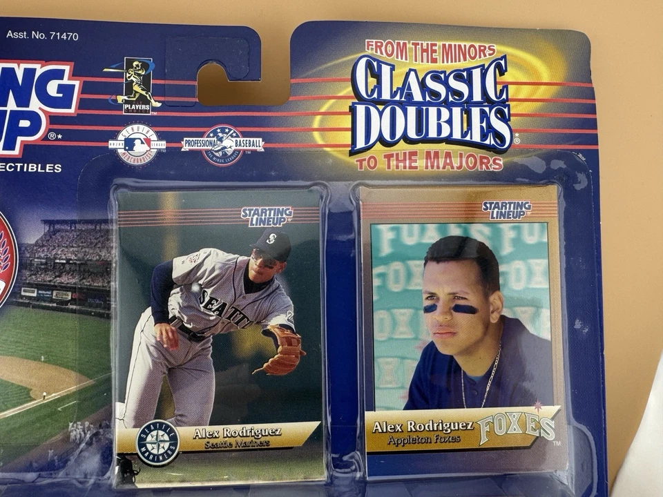 1999 Kenner Starting Lineup Alex Rodriguez Minors To The Majors Classic Doubles - Image 2 of 4