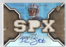 2007 SPx Auto Rookie Jersey Gold 125/199 Drew Stanton #199 Auto 0v1