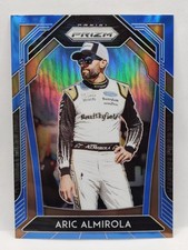 2020 Panini Prizm Blue Prizm Aric Almirola #10 NASCAR Racing Card