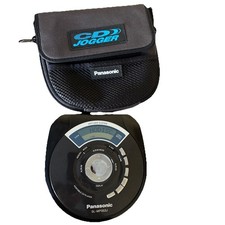 Panasonic Portable CD Player, Black Gray SL-MP353J- TESTED - TURNS ON With case
