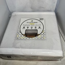 BreathableBaby Breathable Mesh Crib Liner New In Package White