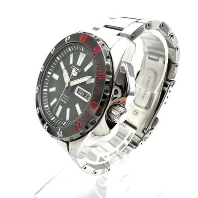 Seiko 5 Sports Automatic Back Skeleton 4R36 01P0 Diver Watch 10