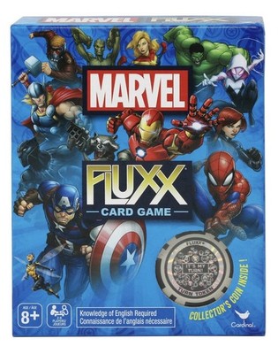Marvel Fluxx Card Game with Collector's Coin 