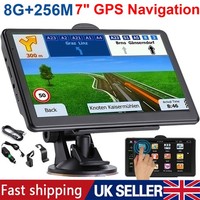 7 GPS Sat Navs for Car Truck HGV Navigation 8G UK&EU Map Free Lifetime Screen