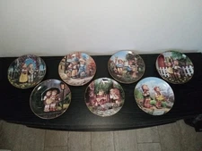 M.J. Hummel Plate Collection "Little Companions"  Set of 7 Plates