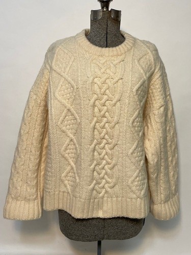Vintage Blarney Woolen Mills Ireland Fishermen's Sweater Size M/L - Image 1