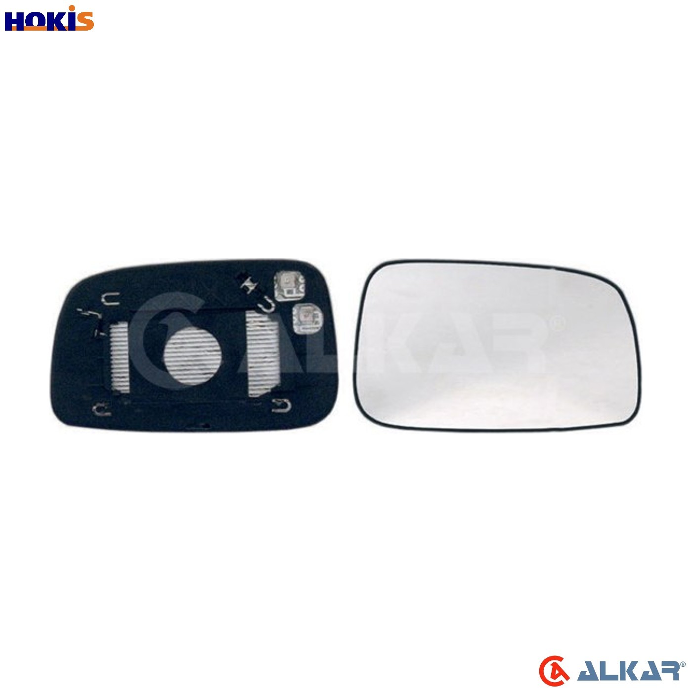 Right BLIC 6102-02-1232217P Mirror Glass, exterior mirror for TOYOTA - Image 7