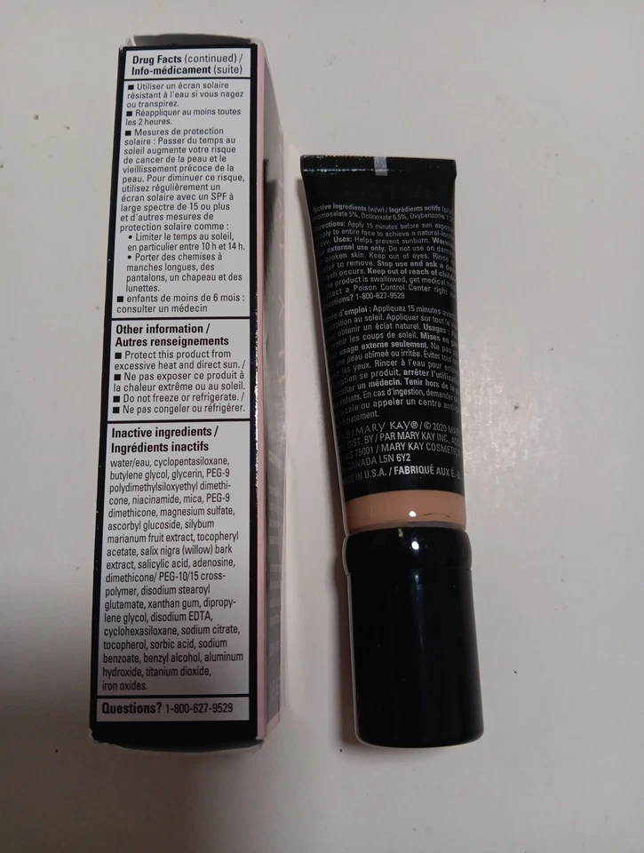 Mary Kay CC Crema MED TO DEEP Protector Solar Amplio Espectro FPS 15 NUEVO EN CAJA Exp 6/26 Foto 4 de 4