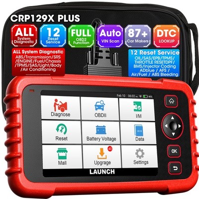 2026 Launch CRP129X PLUS PRO Profi OBD2 Diagnosegerät ALLE SYSTEM TPMS EPB SAS 