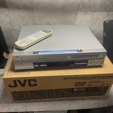 JVC HR-XVS20EK Super VHS ET VCR DVD Combo Player Remote Box Tested SCART