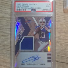 2020 Panini Phoenix - Rc Auto Jersey Jake Fromm #RJA-JF /75 (AU, MEM, RC)