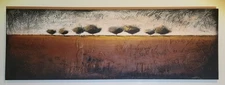 Shane Townley "Forest of Light", 24"x72" Painting (2010) w/ Appraisal