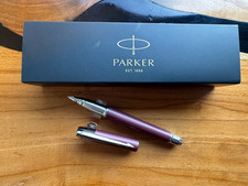 Parker Original IM Dark Pink CT Fountain Pen Made in UK