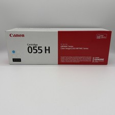 NEW, SEALED, Genuine Canon 055 H Cyan High Yield Toner Cartridge  3019C001 