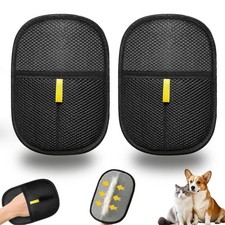 2-Pack Glove Cat Grooming Gloves Cat Hair Remover 2026 New Pet Dog Hair Remover