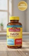 Nature Made Fish Oil Omega 3 Supplements, 1200mg Softgels, Omega 3 Fish Oil for