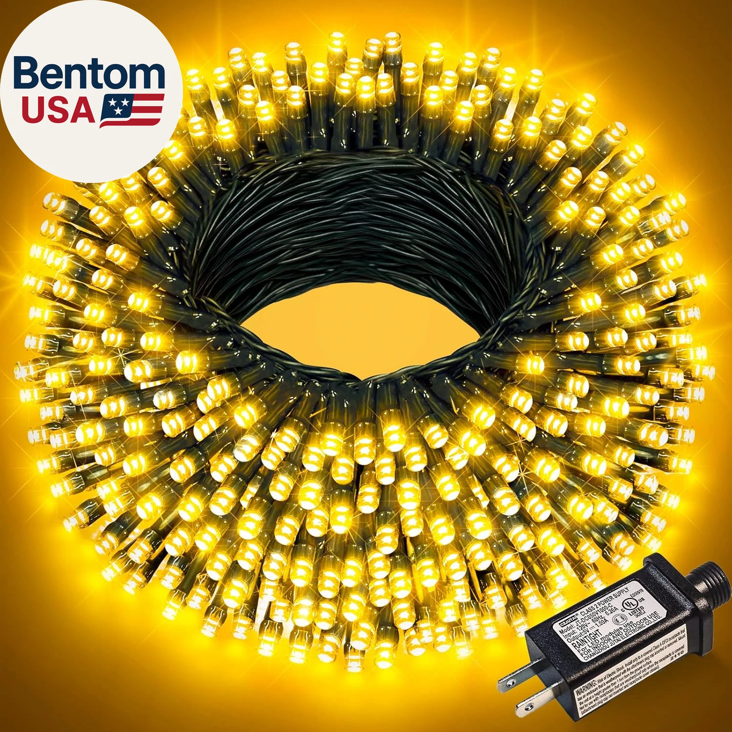 100FT 300 LED Christmas Lights Outdoor, Warm White Christmas Tree Lights with 8
Opens in a new windo