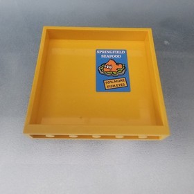 Lego Simpsons - KWIK-E-MART - Springfield Seafood - 50% More Sticker (71016)