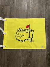 Phil Mickelson Autograph Signed Undated Masters Flag! Psa Coa