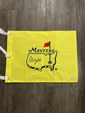 Phil Mickelson Autograph Signed Undated Masters Flag! Psa Coa