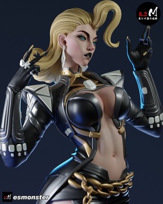 Emma Frost - Figure 3d Print Model kit Unpainted Unassembled