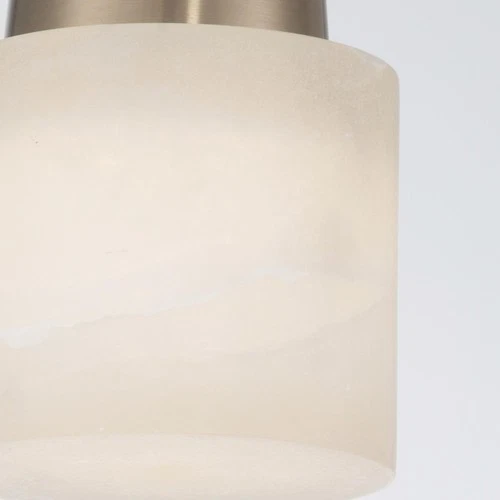 Crystorama AME-400-AG Acme 1 Light 5.75 inch Aged Brass Semi Flush Ceiling Light - Picture 5 of 7