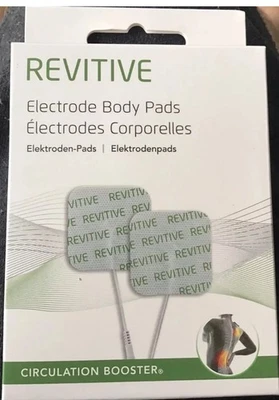 3 x Pairs Revitive Compatible CIRCULATION BOOSTER ELECTRODE BODY PADS 4cm X 4cm