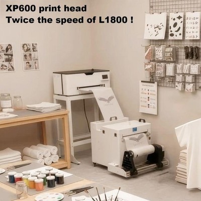 A3 DTF Printer w/ XP600 head & Auto Powder Shaker Set, free shipping from US