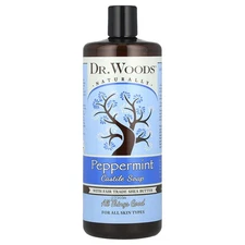 Castile Soap with Fair Trade Shea Butter, Peppermint , 32 fl oz (946 ml)